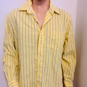 Aeropostale Yellow Striped Shirt